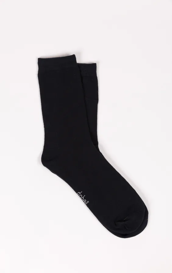 Marineblaue baumwollreiche Socken Marineblaue baumwollreiche Socken