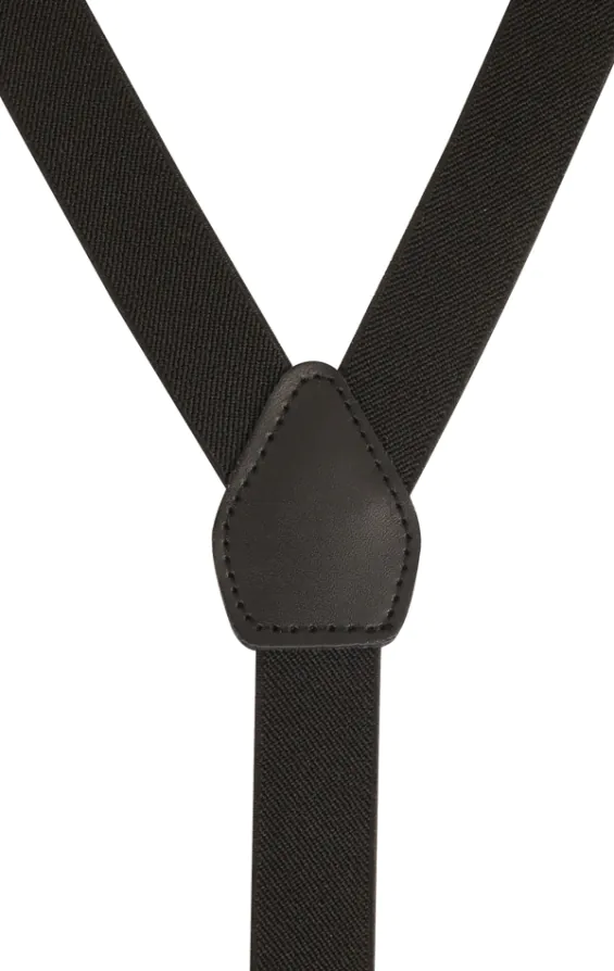Luxury Hosenträger, schmal, schwarz - 25mm - photo 2