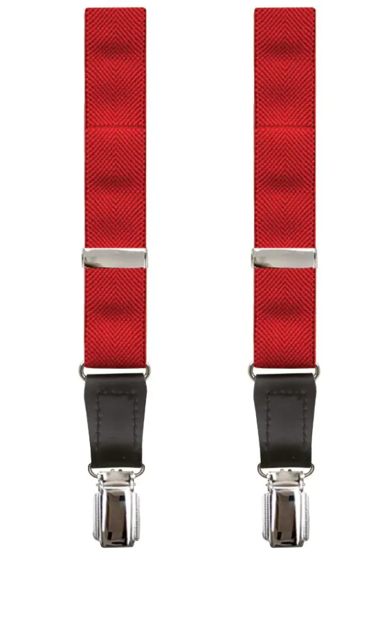 Luxury Hosenträger, schmal, rot - 25mm - photo 1