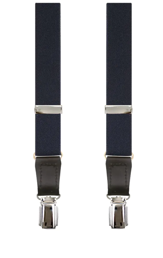 Luxury Hosenträger, schmal, marineblau - 25mm - photo 1
