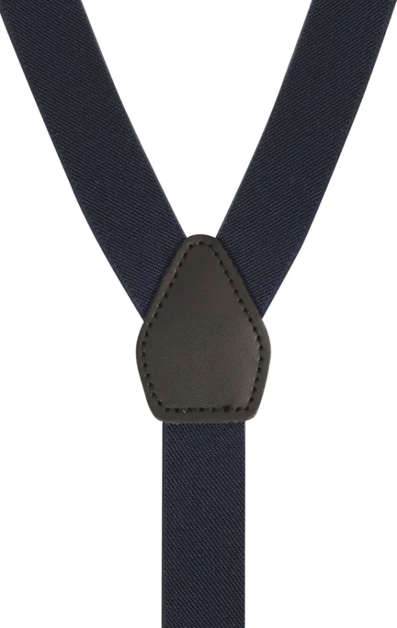 Luxury Hosenträger, schmal, marineblau - 25mm - photo 2