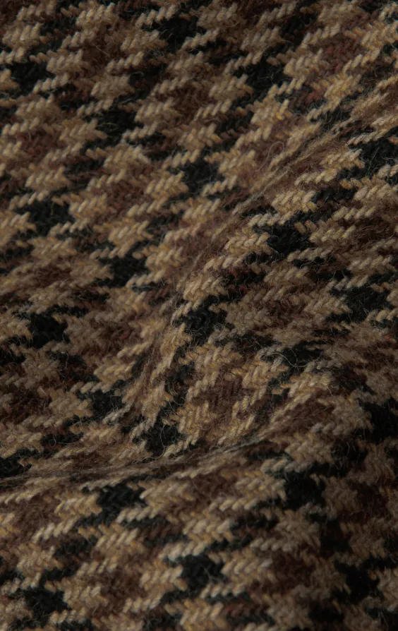 Braune Hahnentritt Tweed Jackett - photo 7 Braune Hahnentritt Tweed Jackett - photo 7