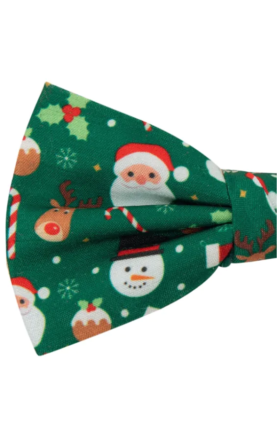 Grüne Santa & Helfer Weihnachts Fliege - photo 1