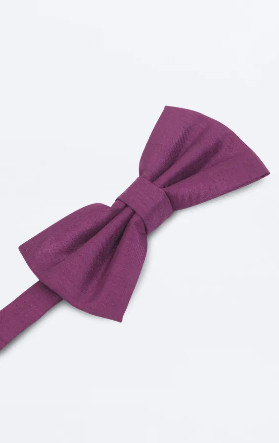 Violett Fliege, Dupion-Optik - photo 1