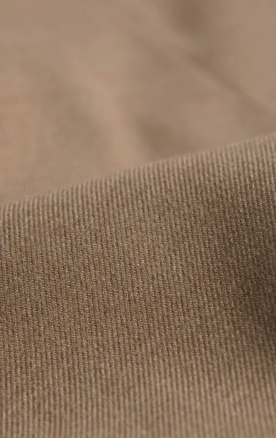 Kamelbraun Twill Weste - photo 3