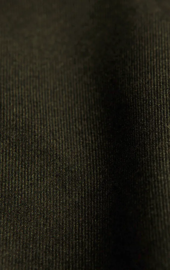 Dunkelgrün Twill Weste - photo 3