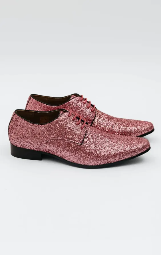 Dobell Schuhe, Pink, Glitzer Dobell