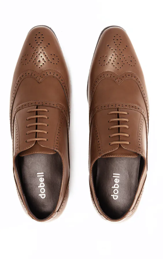 Tan Oxford Brogue Schuhe - photo 2