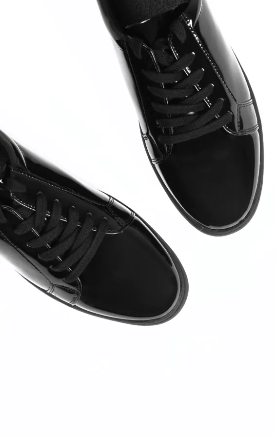 Schwarzer Lack Trainer - photo 1