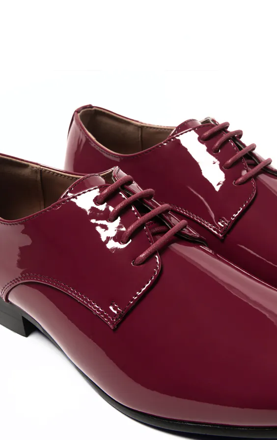 Moderne Weinrote Lackschuhe - photo 3