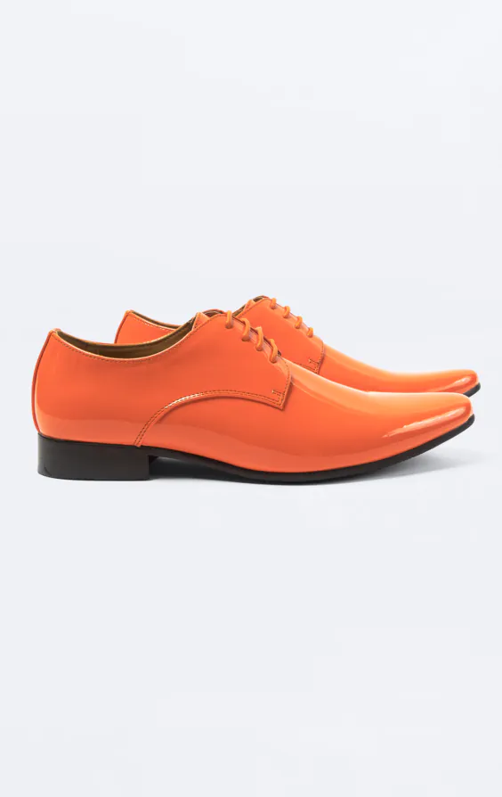 Moderne Orange Lackschuhe Moderne Orange Lackschuhe