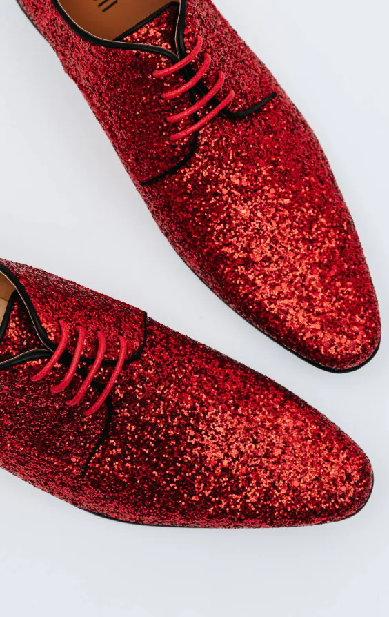 Schuhe, Rot, Glitzer - photo 1 Schuhe, Rot, Glitzer - photo 1