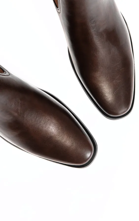 Dunkelbraune Chelsea Stiefel - photo 1