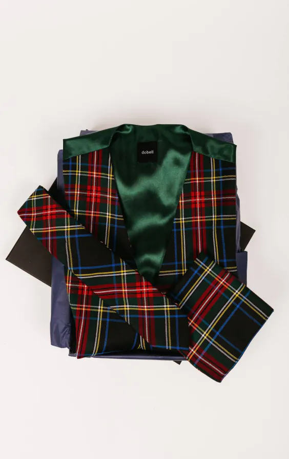 Klassisches Set mit grünem Tartan - photo 1