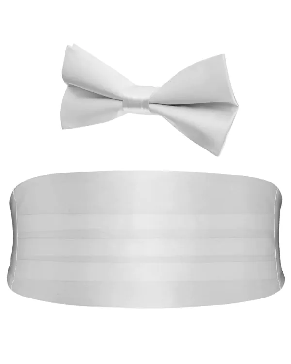Set, Kummerbund und Fliege weiß