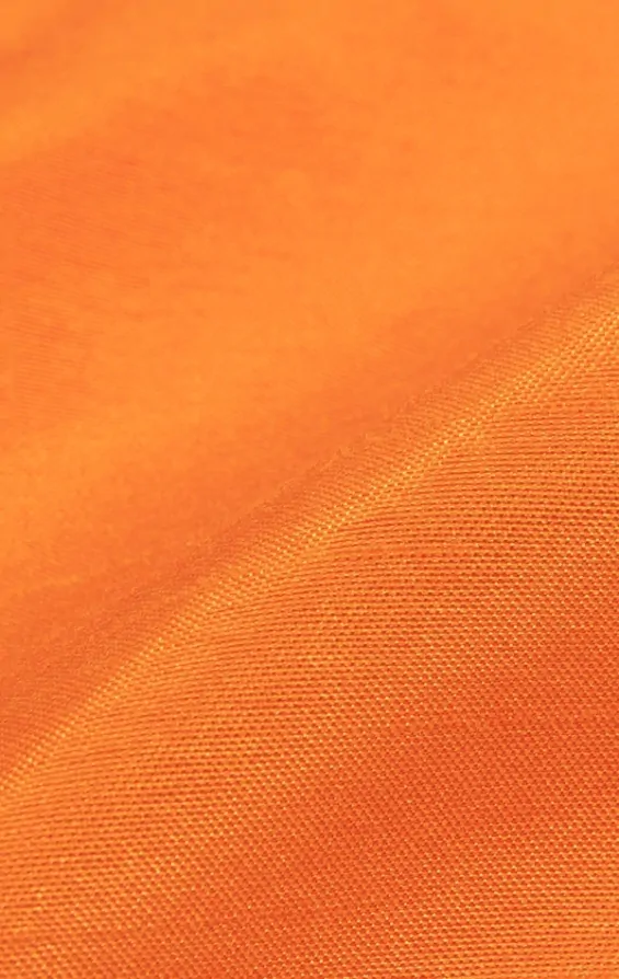 Oranges Einstecktuch, Dupion-Optik - photo 1