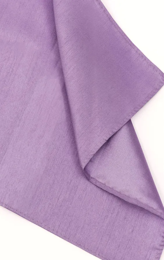 Lavendel Einstecktuch, Dupion-Optik - photo 1