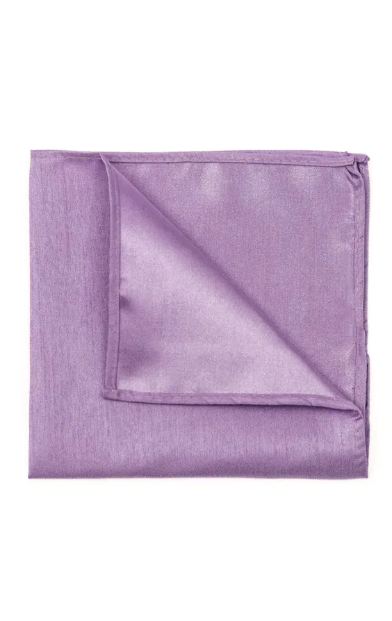 Lavendel Einstecktuch, Dupion-Optik