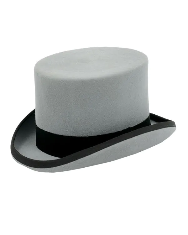 Dobell Zylinder für Jungen, Grau, 100% Wollfilz Dobell Zylinder für Jungen, Grau, 100% Wollfilz