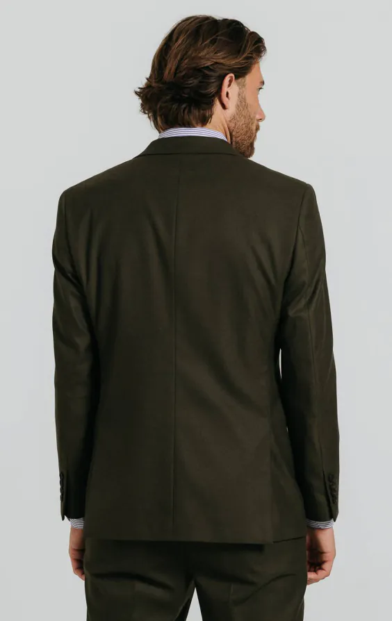 Dunkelgrün Twill Anzug Jackett - photo 4 Dunkelgrün Twill Anzug Jackett - photo 4