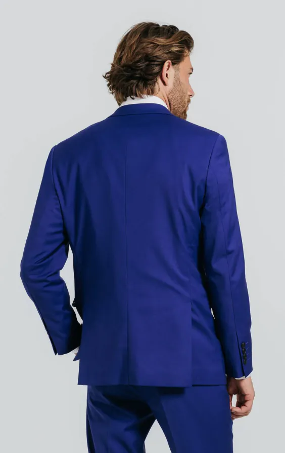 Leuchtend Blau 3-Teilig Anzug - photo 3