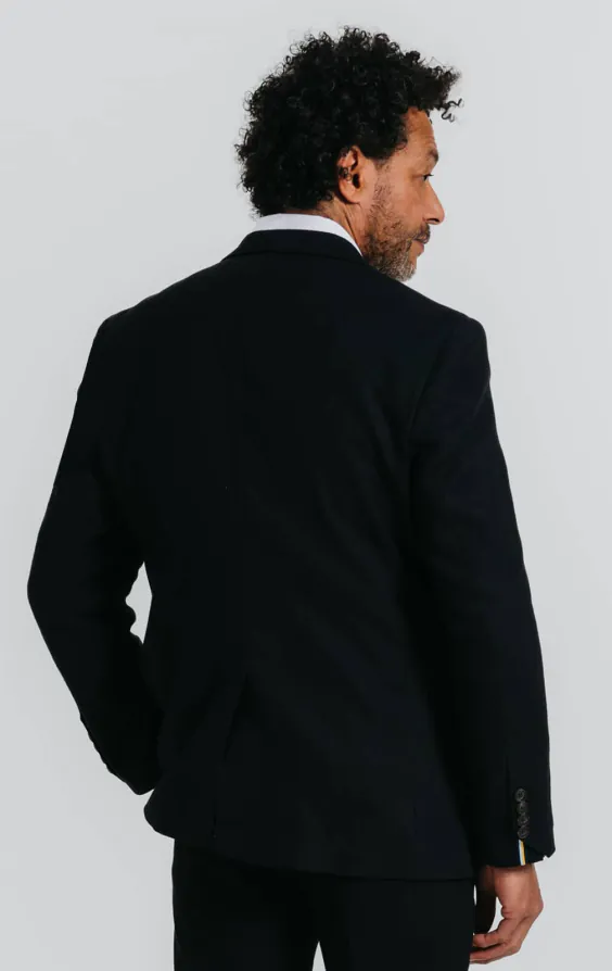 Schwarzes Anzug aus Leinen-Twill - photo 5 Schwarzes Anzug aus Leinen-Twill - photo 5