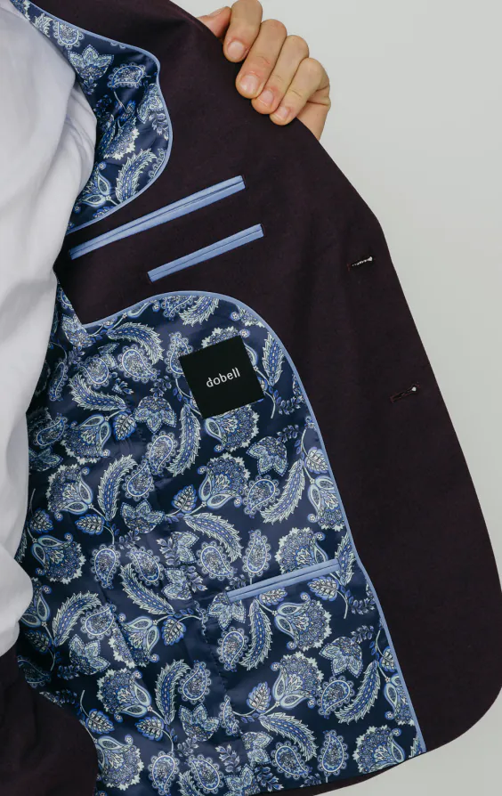 Brombeer Twill Anzug - photo 4 Brombeer Twill Anzug - photo 4