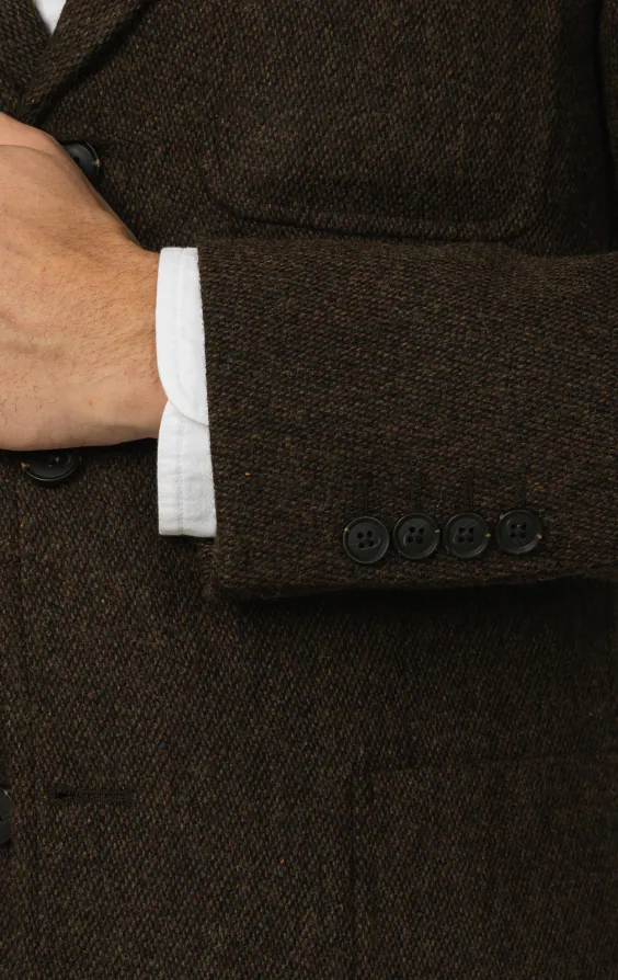 Braune Barleycorn Tweed Jackett - photo 2 Braune Barleycorn Tweed Jackett - photo 2