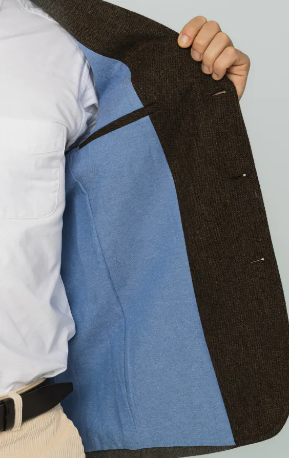 Braune Barleycorn Tweed Jackett - photo 4 Braune Barleycorn Tweed Jackett - photo 4