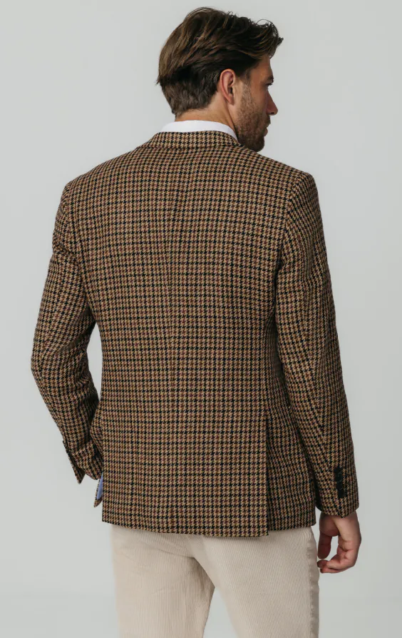 Braune Hahnentritt Tweed Jackett - photo 5 Braune Hahnentritt Tweed Jackett - photo 5