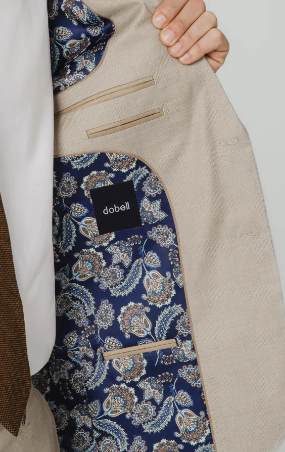 Stone Sharkskin Anzug Jackett - photo 4