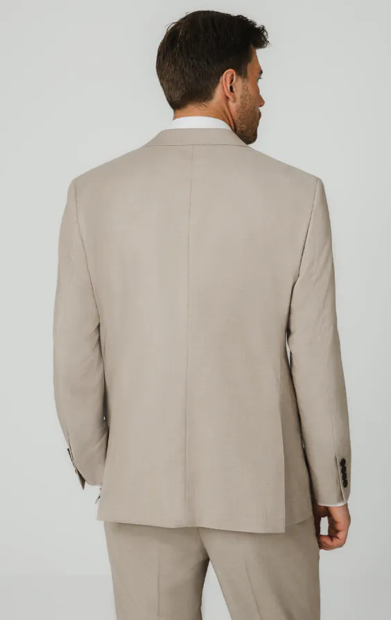 Stone Sharkskin Anzug Jackett - photo 5