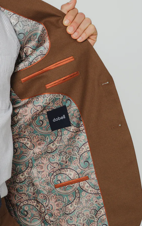 Mittelbraun Twill Anzug Jackett - photo 4 Mittelbraun Twill Anzug Jackett - photo 4