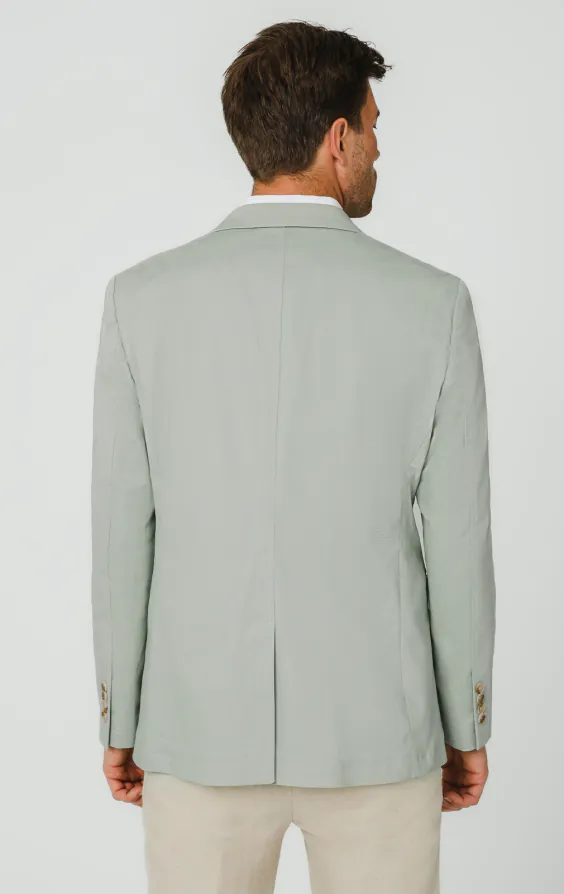 Salbeigrün Jacke aus Baumwoll-Twill - photo 5 Salbeigrün Jacke aus Baumwoll-Twill - photo 5