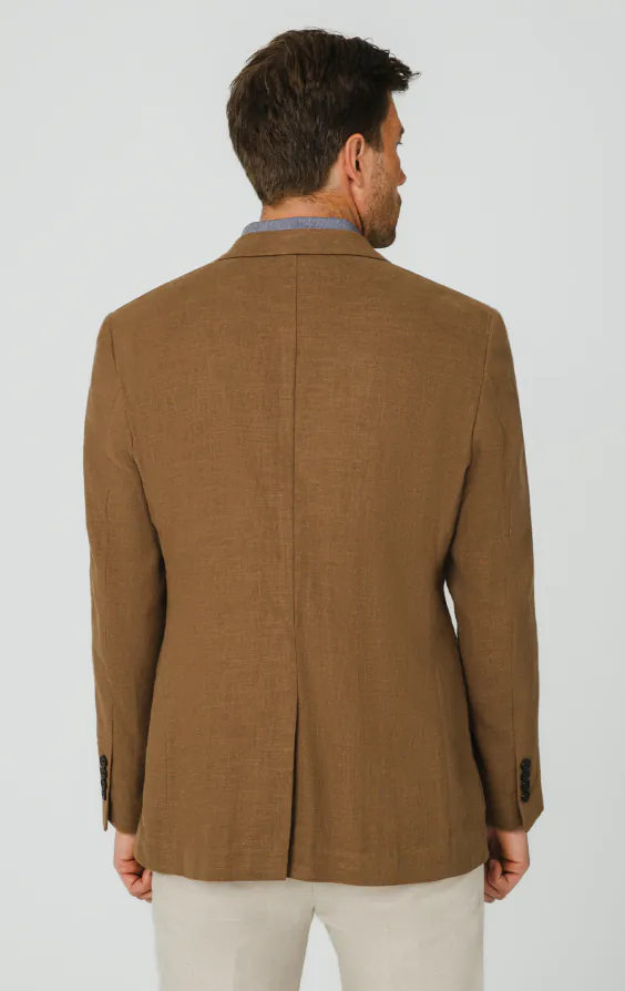 Mittelbraune Ramie-Jacke - photo 5