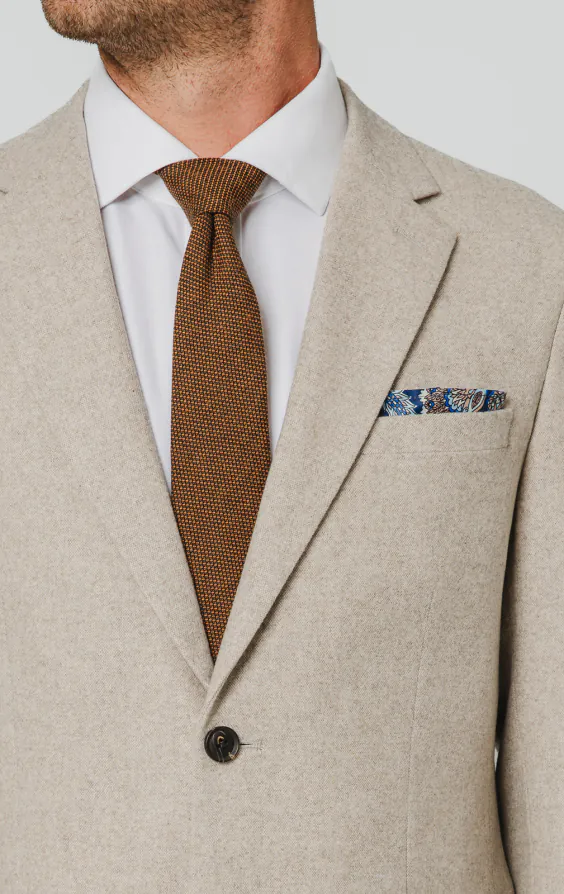 Stone Donegal Tweed Anzug Jackett - photo 3