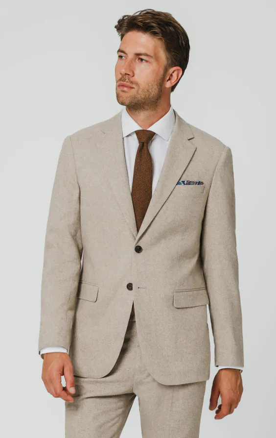 Stone Donegal Tweed Anzug Jackett