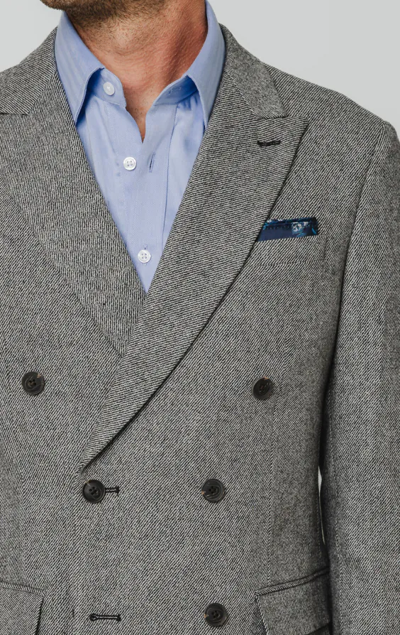 Grau Twill Tweed Anzug - photo 3 Grau Twill Tweed Anzug - photo 3