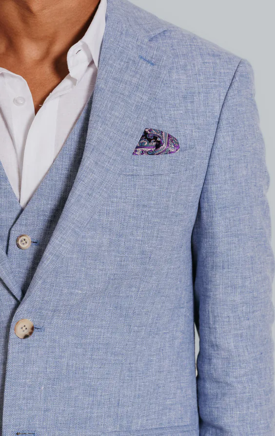 Leinen Blazer, Hellblau - photo 3 Leinen Blazer, Hellblau - photo 3