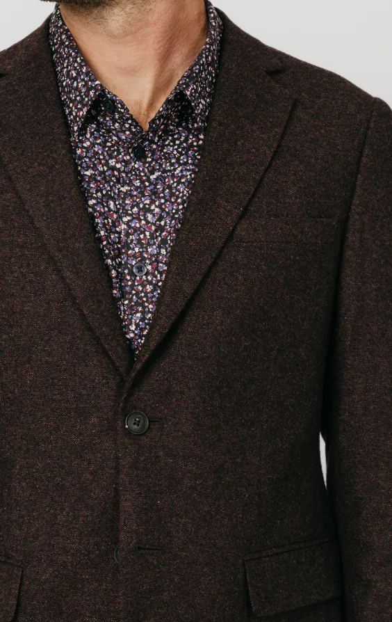 Donegal Tweed Anzug Weinrot - photo 3 Donegal Tweed Anzug Weinrot - photo 3