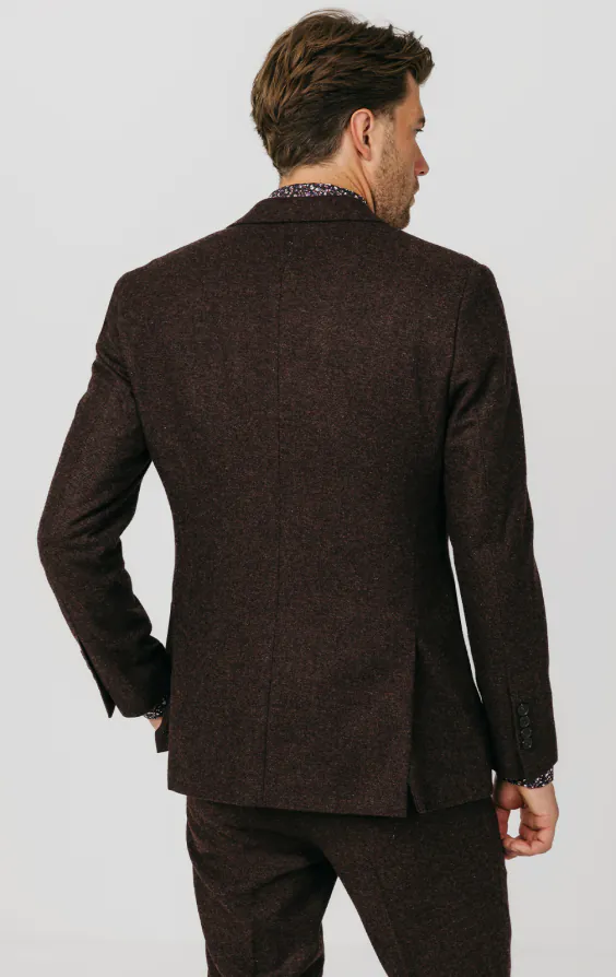 Donegal Tweed Anzug Weinrot - photo 5 Donegal Tweed Anzug Weinrot - photo 5