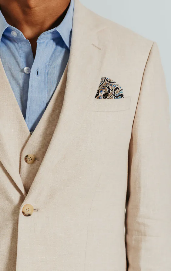 Leinen Blazer, Cremefarben, Slim-Fit - photo 2 Leinen Blazer, Cremefarben, Slim-Fit - photo 2