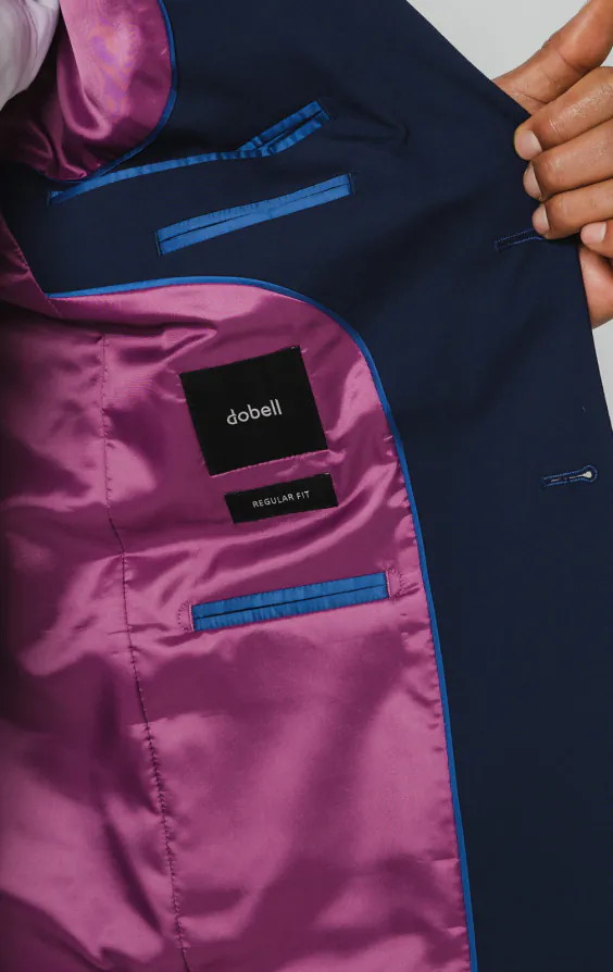 Blau Anzug Jacket mit Steigendes Revers - photo 4 Blau Anzug Jacket mit Steigendes Revers - photo 4