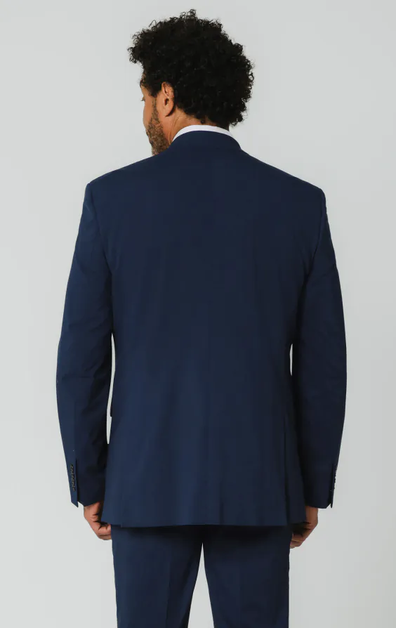 Blau Anzug Jacket mit Steigendes Revers - photo 5 Blau Anzug Jacket mit Steigendes Revers - photo 5
