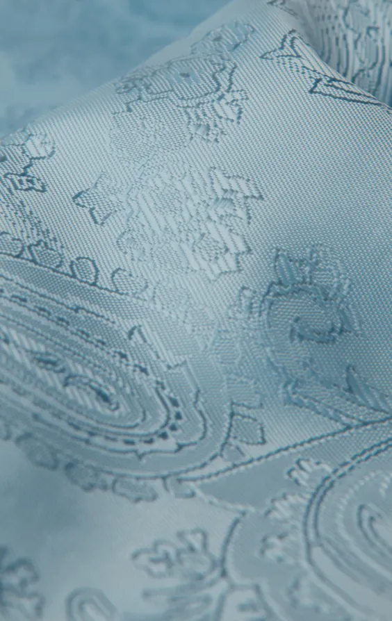 Dobell Plastron für Jungen, Paisley, Hellblau - photo 1
