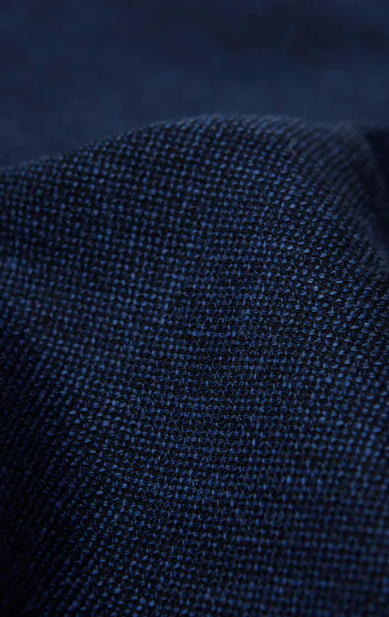 Marineblaue Texturierte Weste - photo 4 Marineblaue Texturierte Weste - photo 4