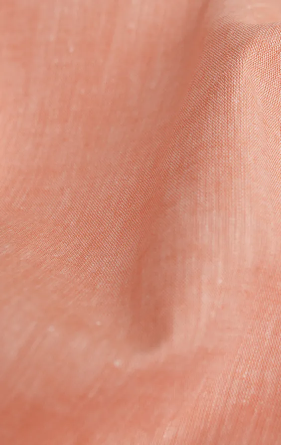 Oranges Leinenhemd - photo 5
