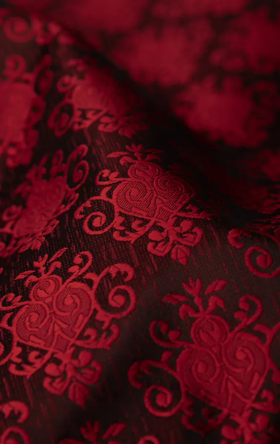 Rote Weste mit Renaissance Muster - photo 3 Rote Weste mit Renaissance Muster - photo 3