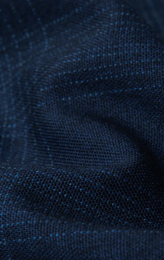Königsblaue Schatten Karo Anzugjacke - photo 8