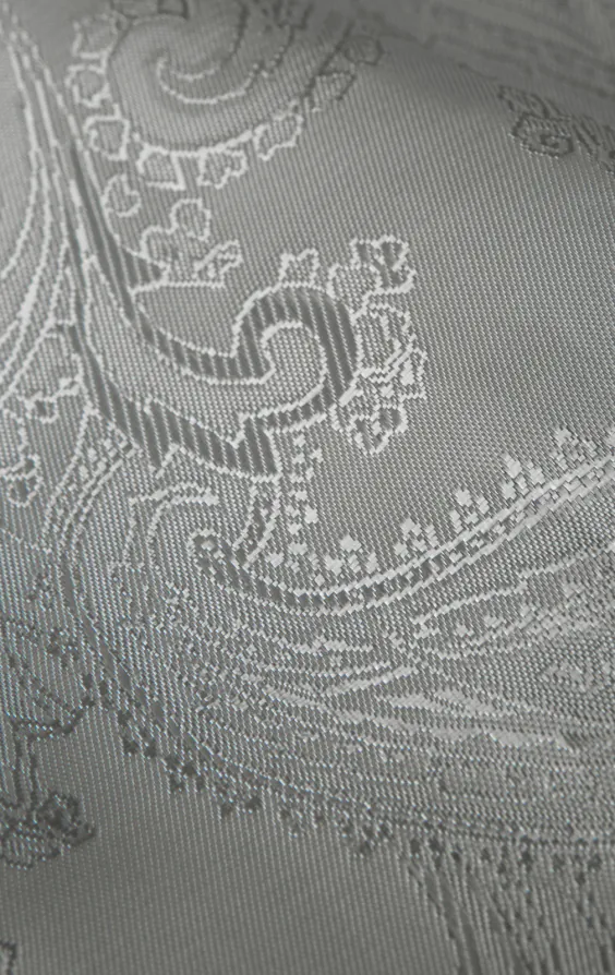 Dobell Plastron, Paisley, Silber - photo 1